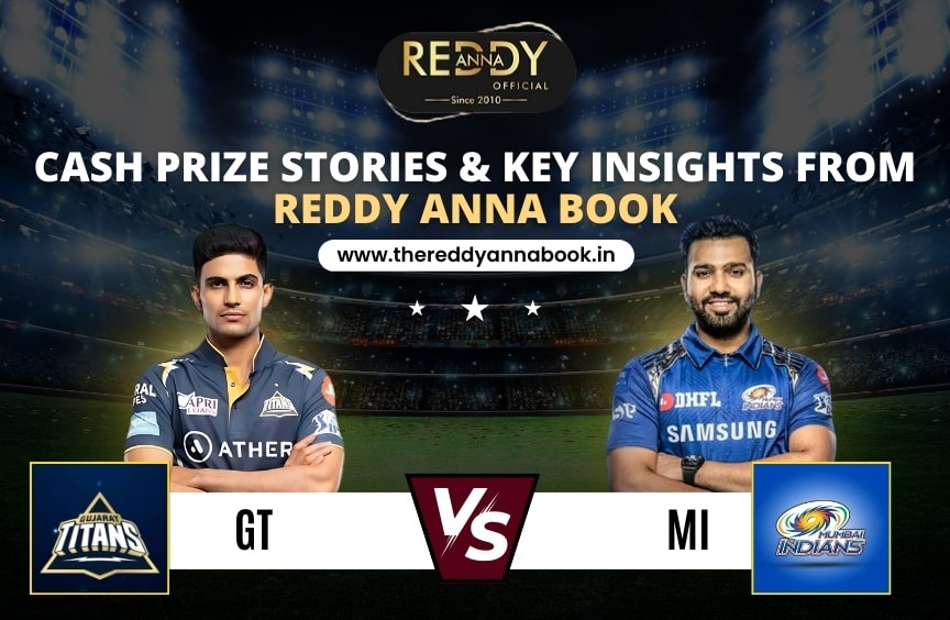 GT vs MI: Cash Prize Stories & Key Insights from Reddy Anna Book
