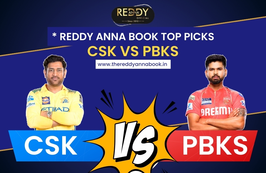 Reddy Anna Book Top Picks: CSK vs PBKS