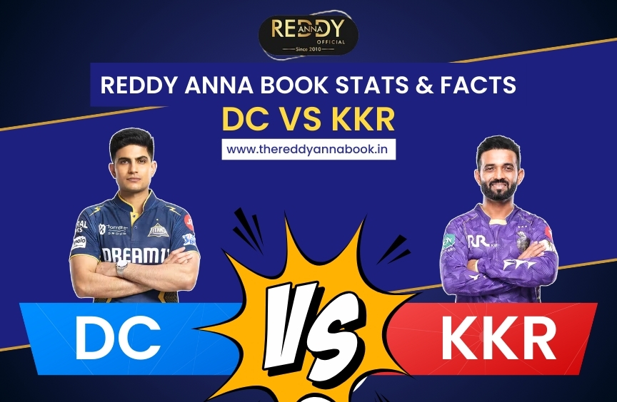 Reddy Anna Book Stats & Facts: DC vs KKR