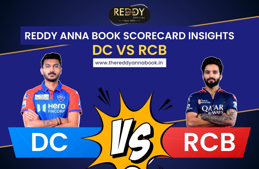 Reddy Anna Book Scorecard Insights: DC vs RCB