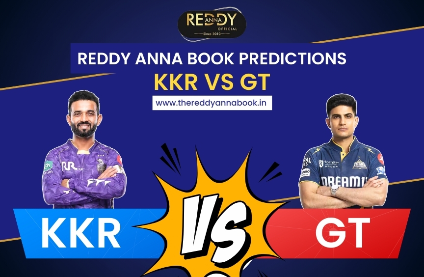 Reddy Anna Book Predictions: KKR vs GT