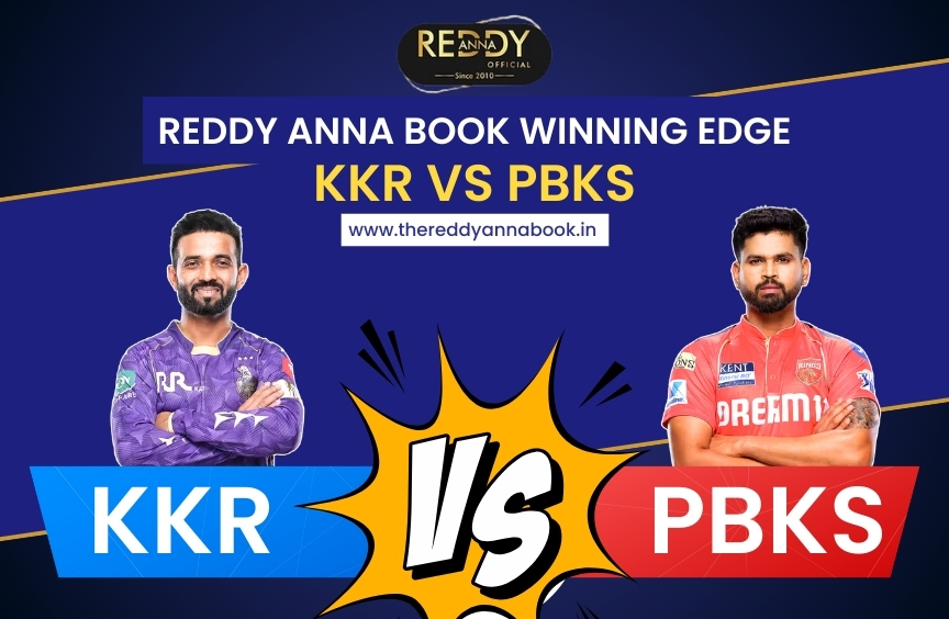 Reddy Anna Book Winning Edge: KKR vs PBKS