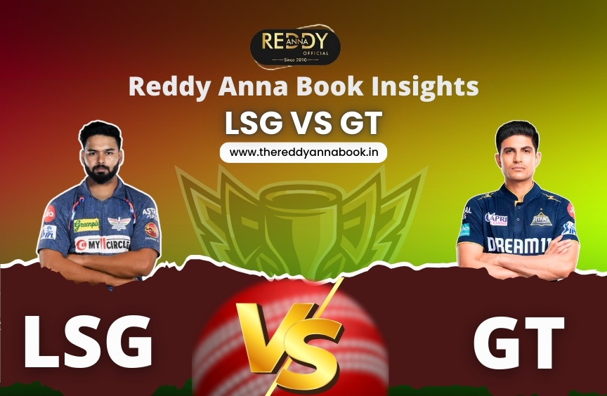 Reddy Anna Book Insights: LSG vs GT